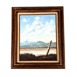 DIRK SCHNEIDER Original Oil Painting “Old Country” New Mexico Landscape